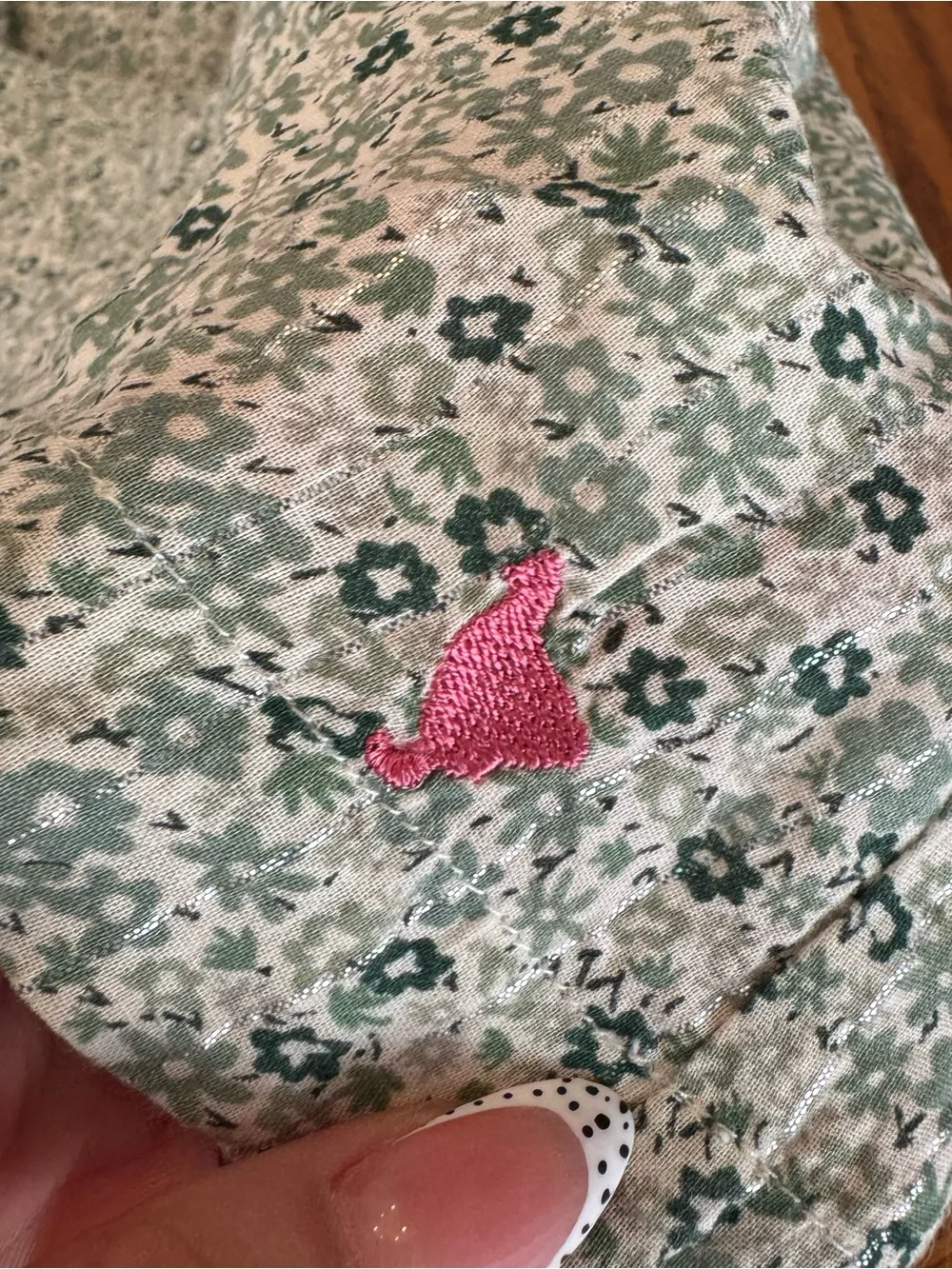 Pink Chicken girls stevie dress - green mini ditsy Size 8